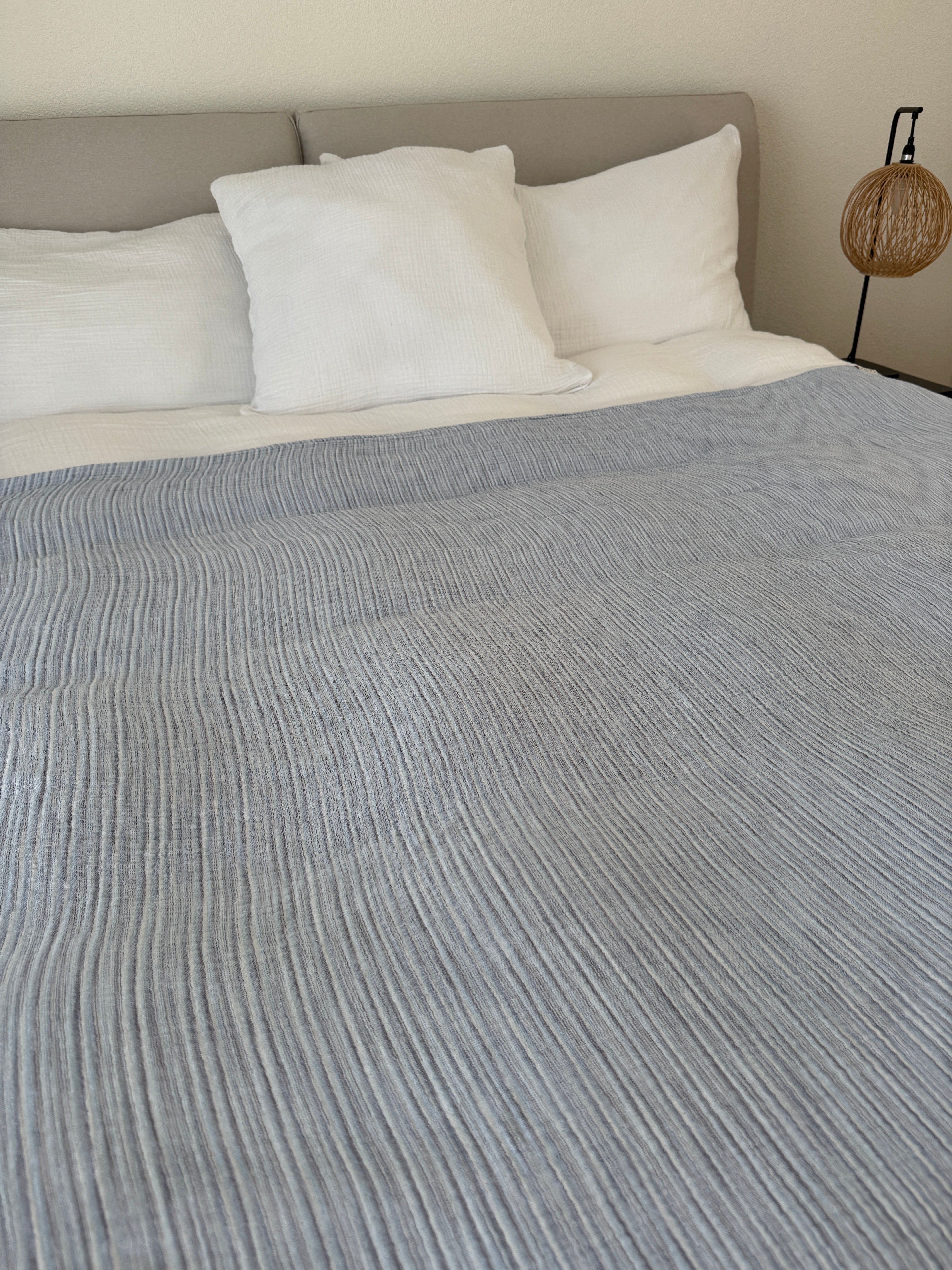 Musselin Tagesdecke Luna
