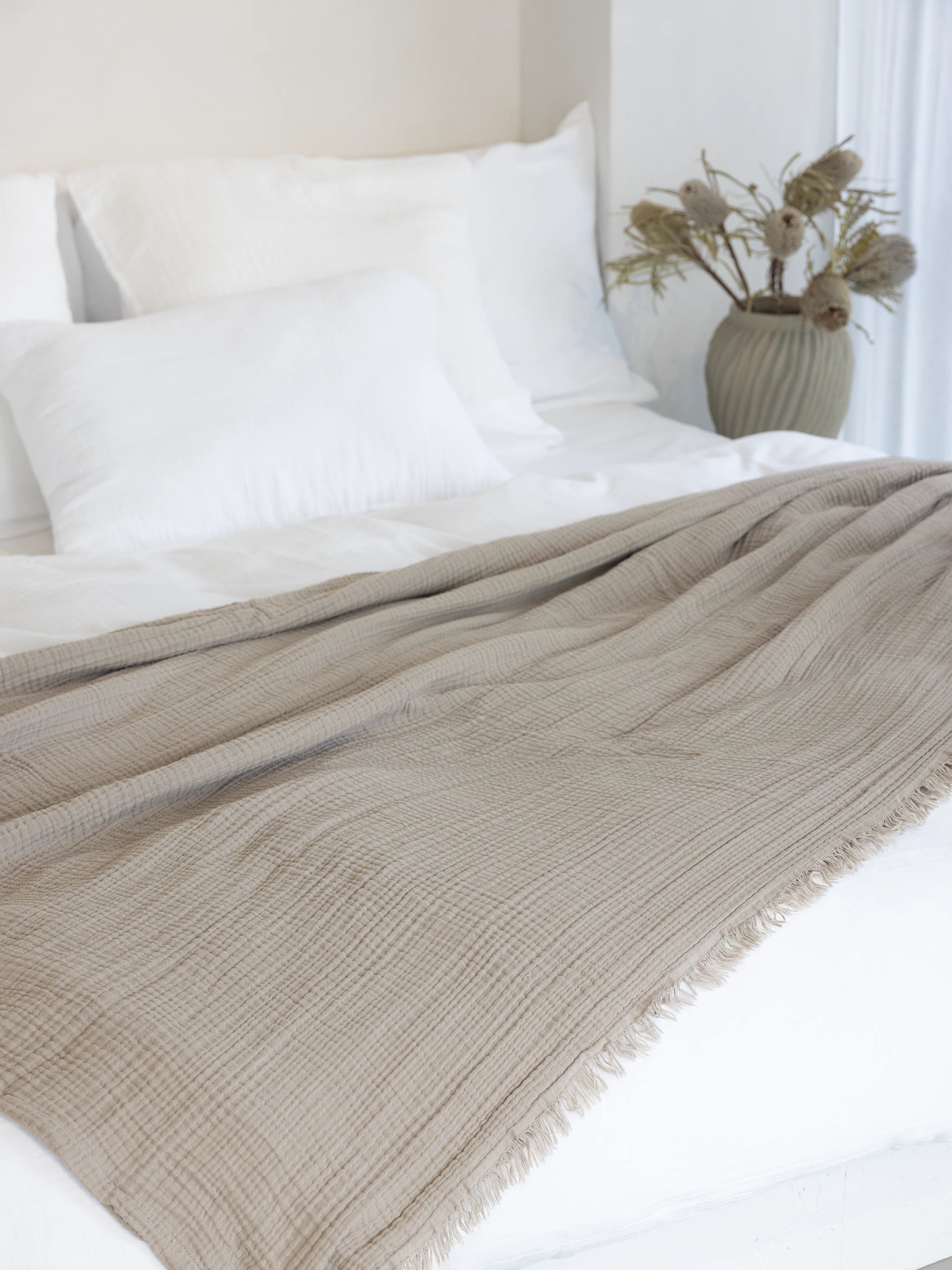 Musselin-Bettwäsche aus der Schweiz – bügelfrei, mit Reissverschluss, aus Bio-Baumwolle in Premiumqualität, erhältlich in 150x200, 160x210 und 210x200 cm