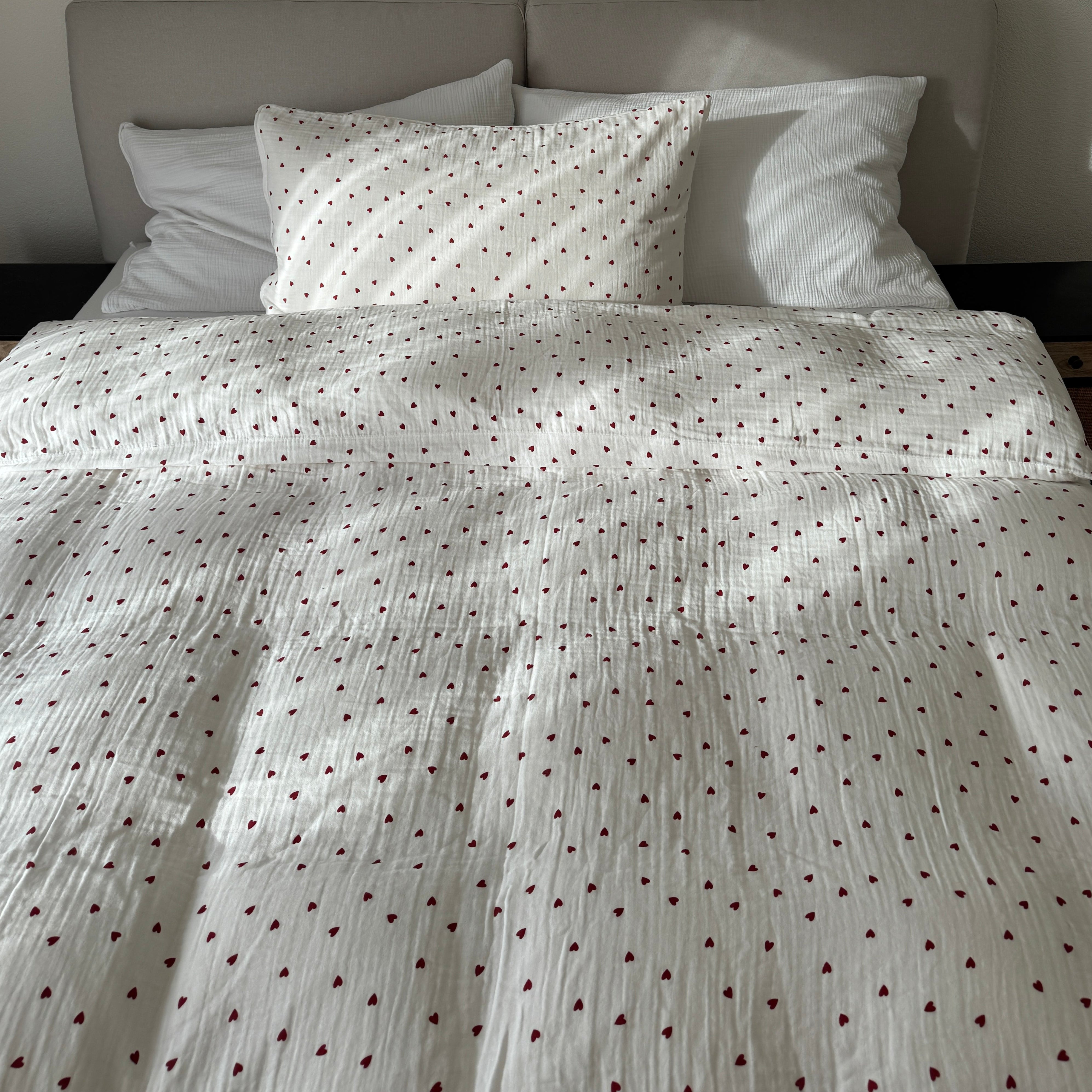 Musselin Duvetbezug Sora Liebe