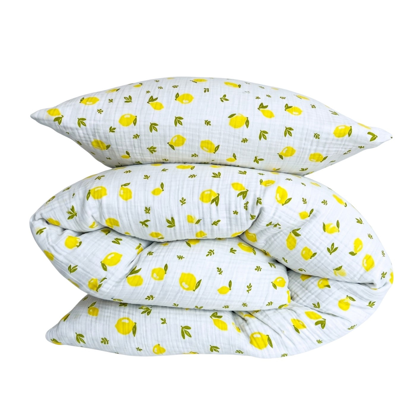Musselin Duvetbezug Sora Lemon