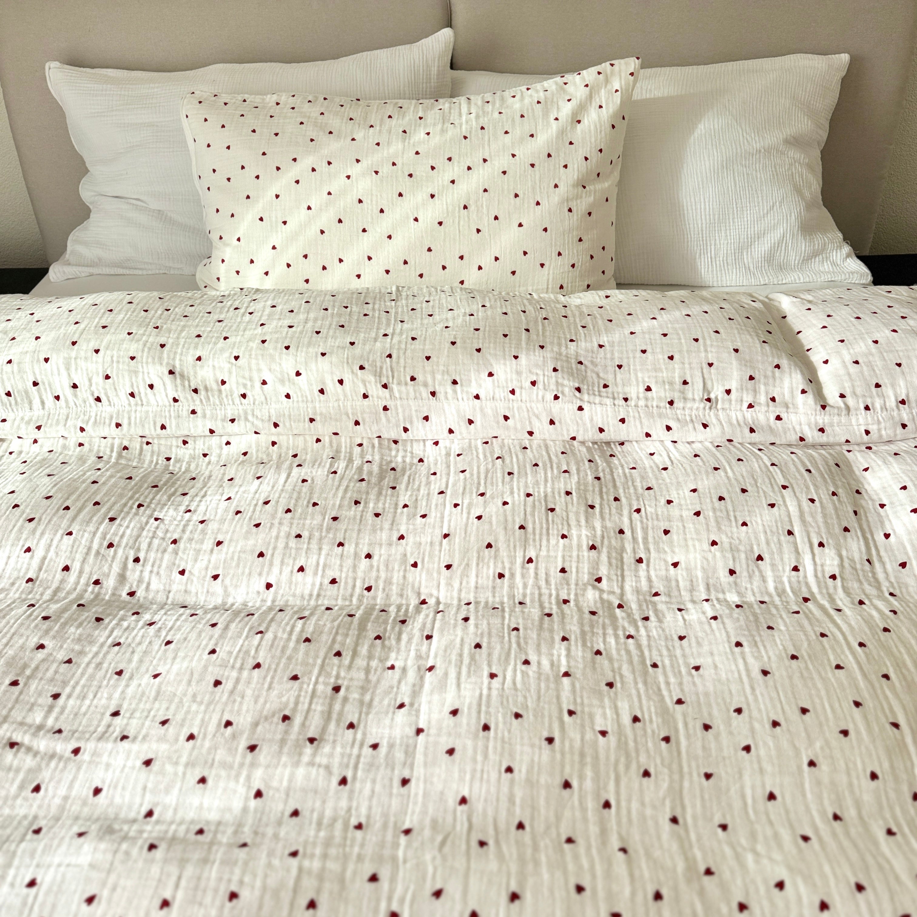 Musselin Duvetbezug Sora Liebe