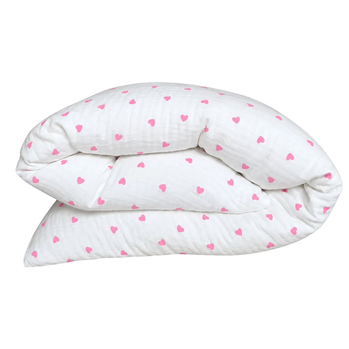 Musselin Duvetbezug Sora Rosa Liebe