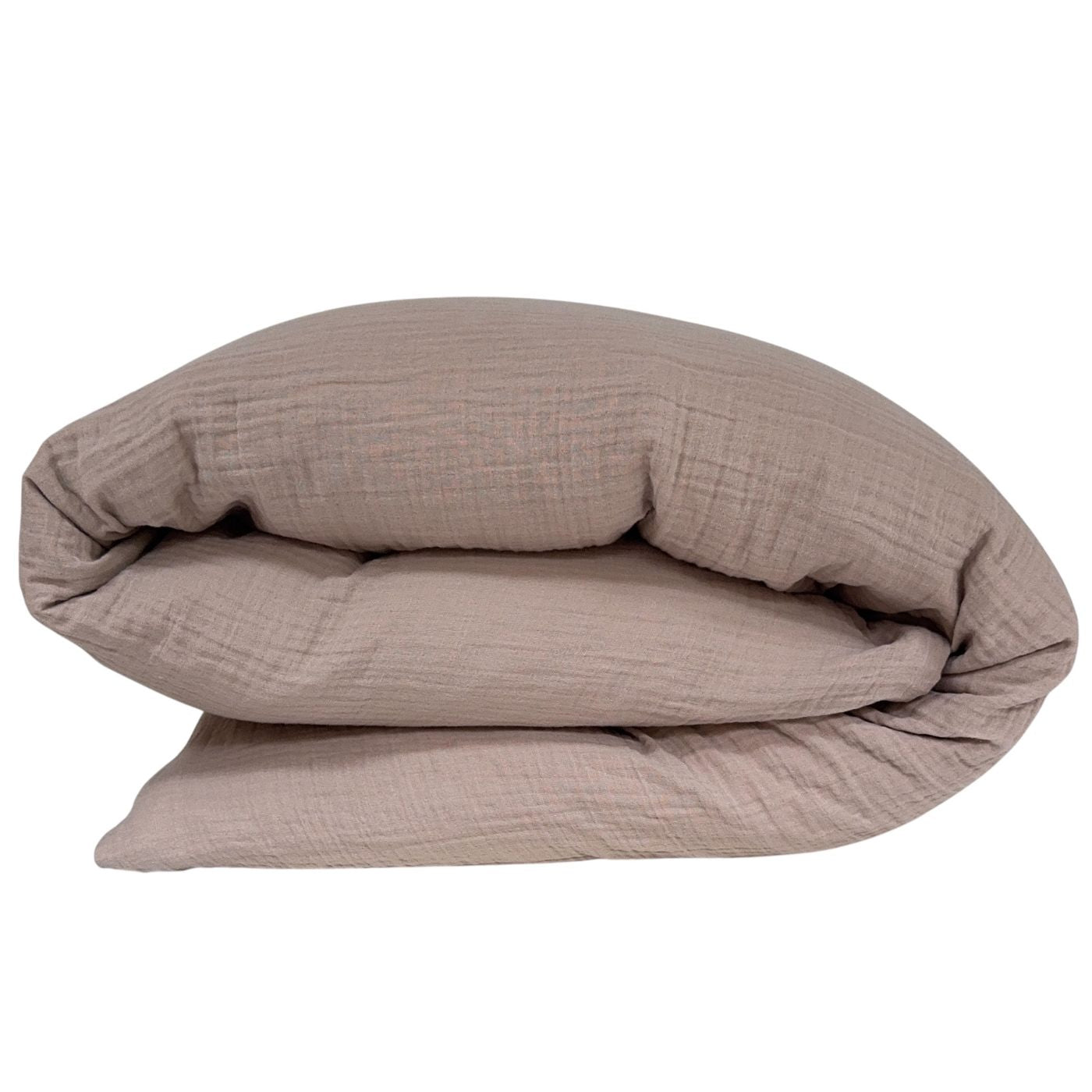 Musselin Duvetbezug Sora Taupe