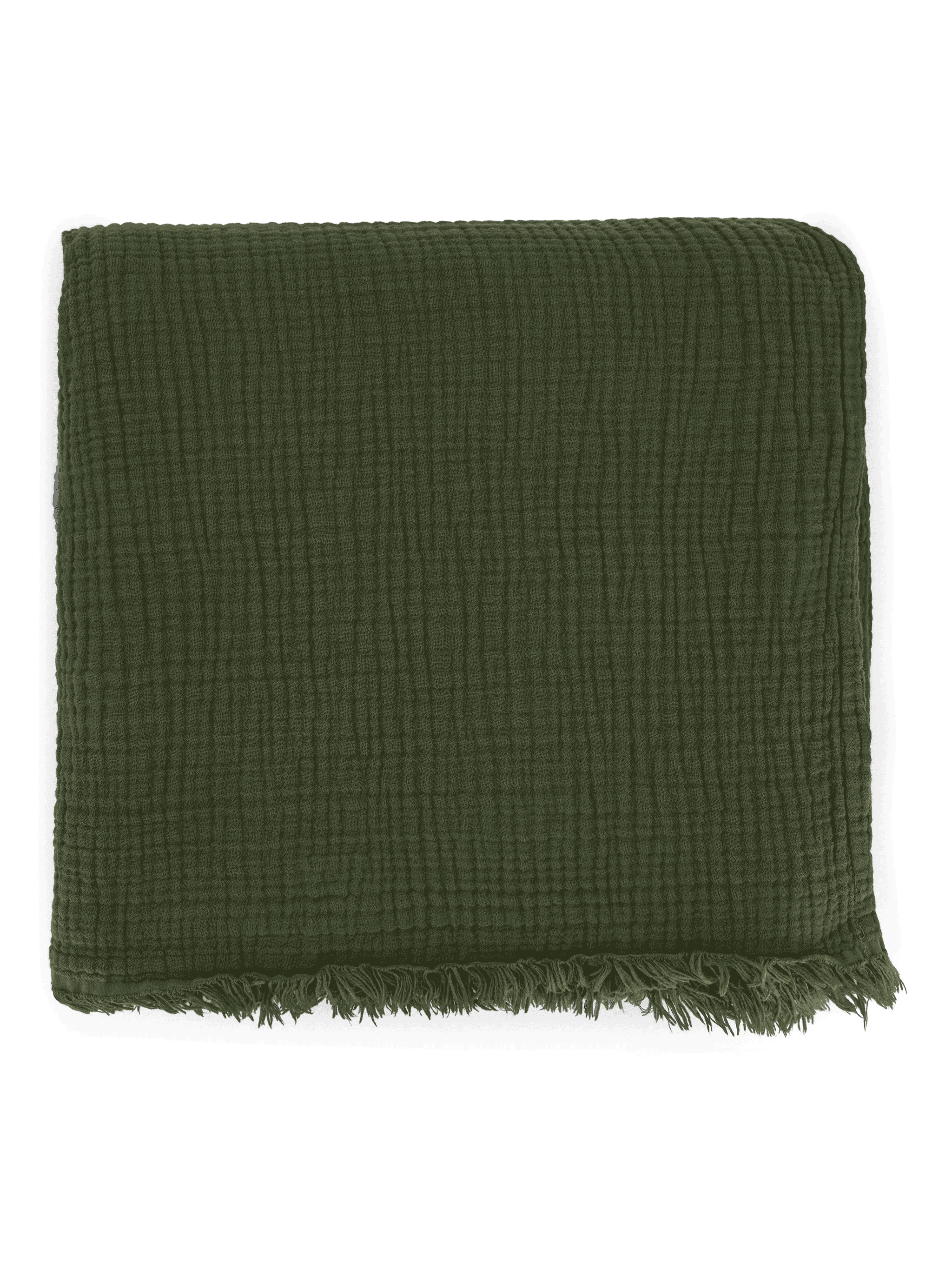 Luxuriöse Musselin-Tagesdecke in Taupe – 180x220 cm, aus 100 % Baumwolle, weich, bügelfrei und atmungsaktiv, ideal für moderne, natürliche und minimalistische Einrichtungsstile