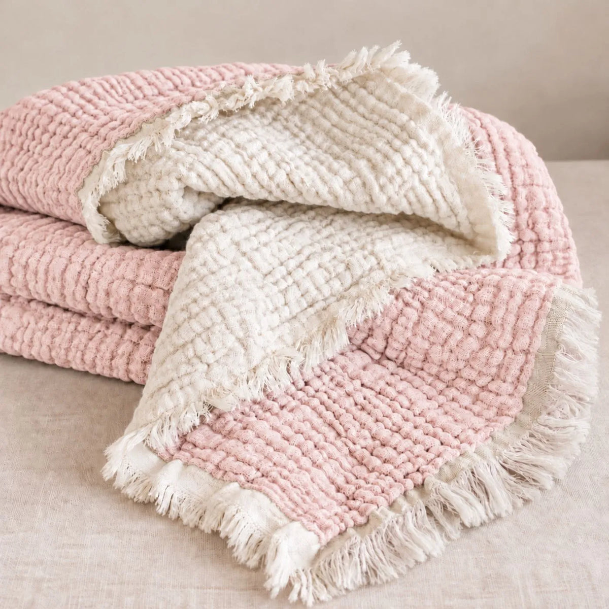 Musselin Babydecke Mila 80 x 80 cm