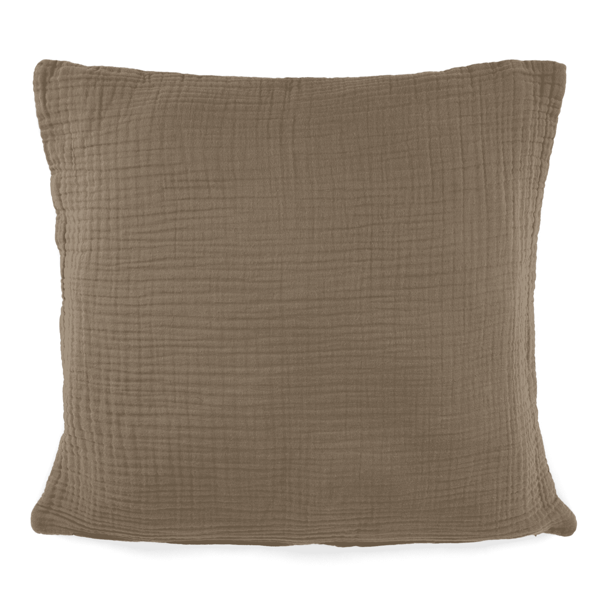 Bio Musselin Deko Kissen in der Farbe Greige, Grsse 40x60 und 50x50 ideal für Sofa, Sessel oder dein Bett gemütlich zu Dekorieren. 