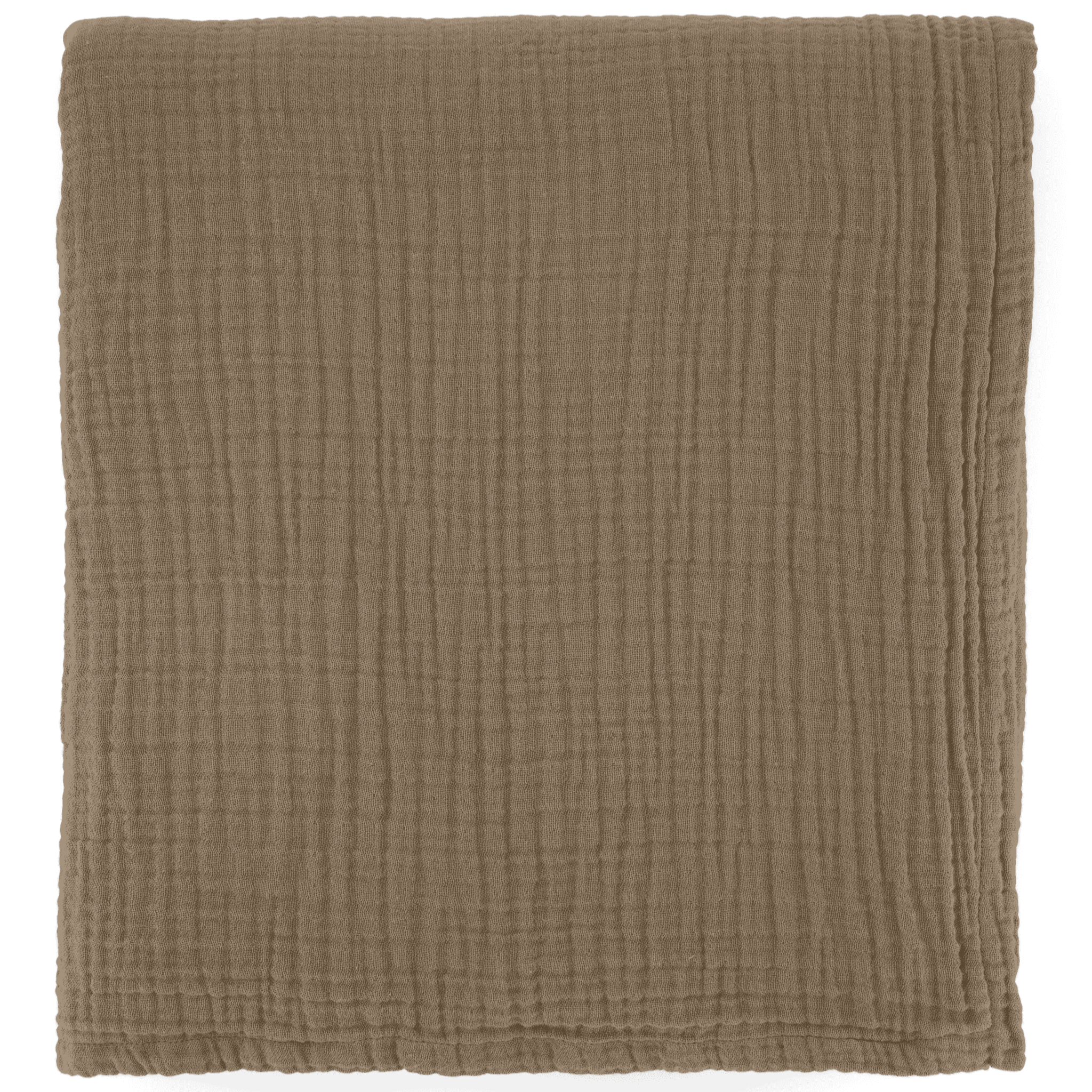 Geige-Braune leichte Tagesdecke 150x200 aus 100% Baumwolle